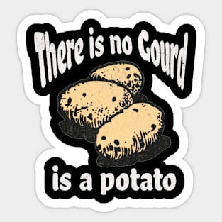 potato no gourd Sticker